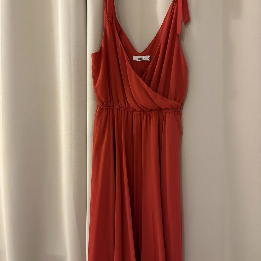 Ali & Jay Rust Left Bank Dress